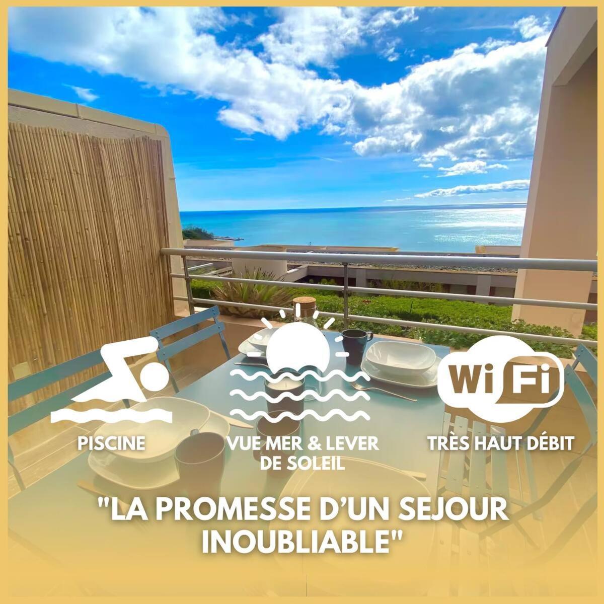 Le Calypso, Magnifique Appartement Piscine Et Vue Somptueuse Sete Luaran gambar